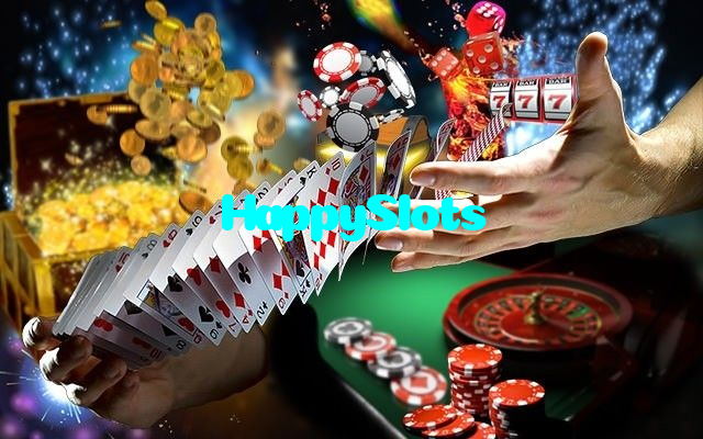 HappySlots casino presented on mobile device in Pakistan with slots and live games